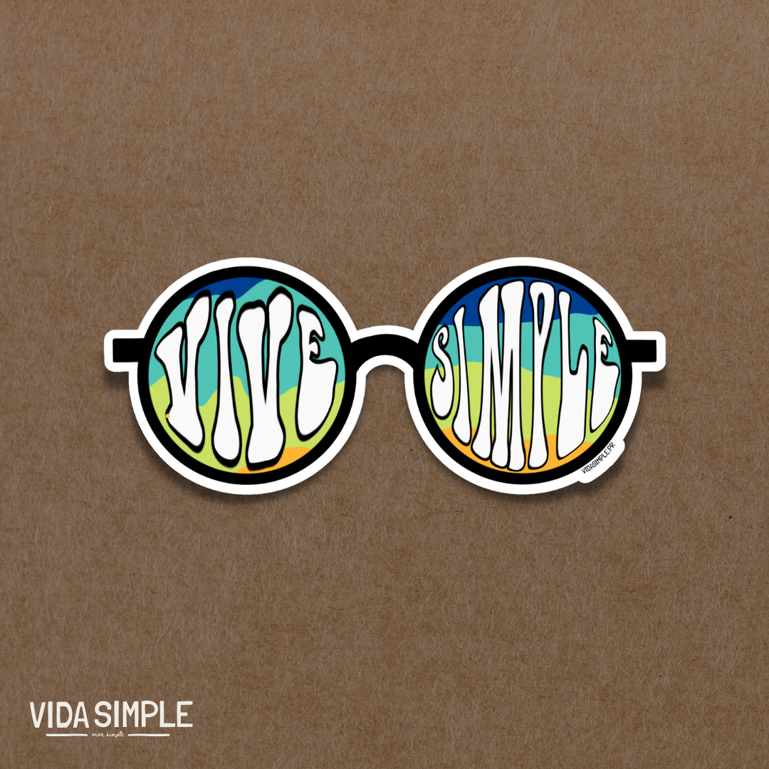 Gafas "Vive Simple"